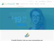 Tablet Screenshot of creditpoints720.com